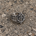 Medieval Cross Shield Ring
