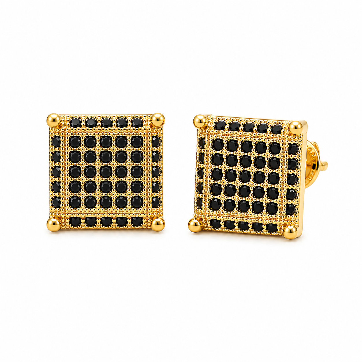 Square Diamond Earrings