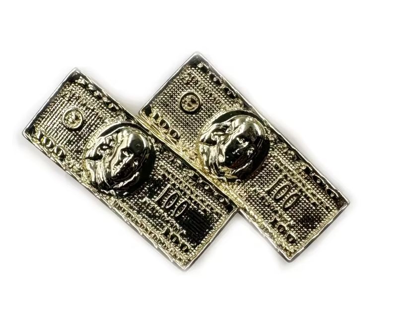 100$ Dollar Bill Earrings