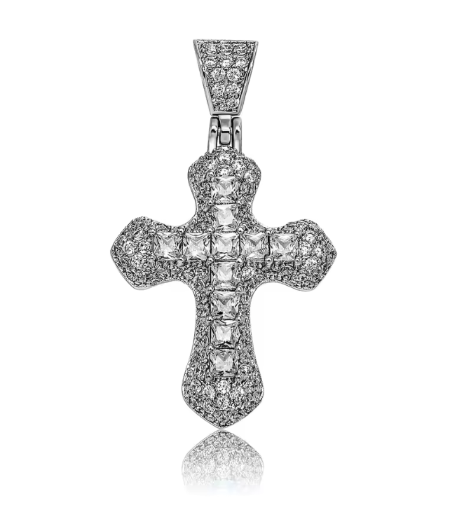Diamond Cross Pendent