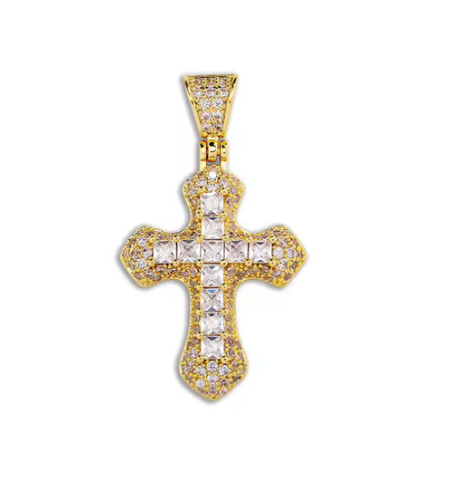 Diamond Cross Pendent